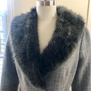 Gray winter coat